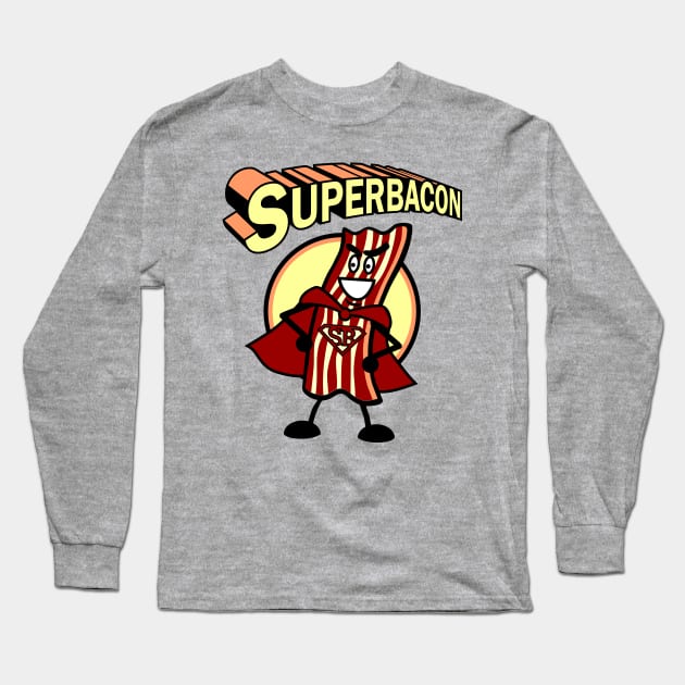 Superbacon Long Sleeve T-Shirt by DavesTees